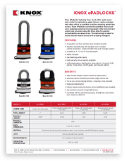 Knox Padlock Specs Knox Rapid Access System